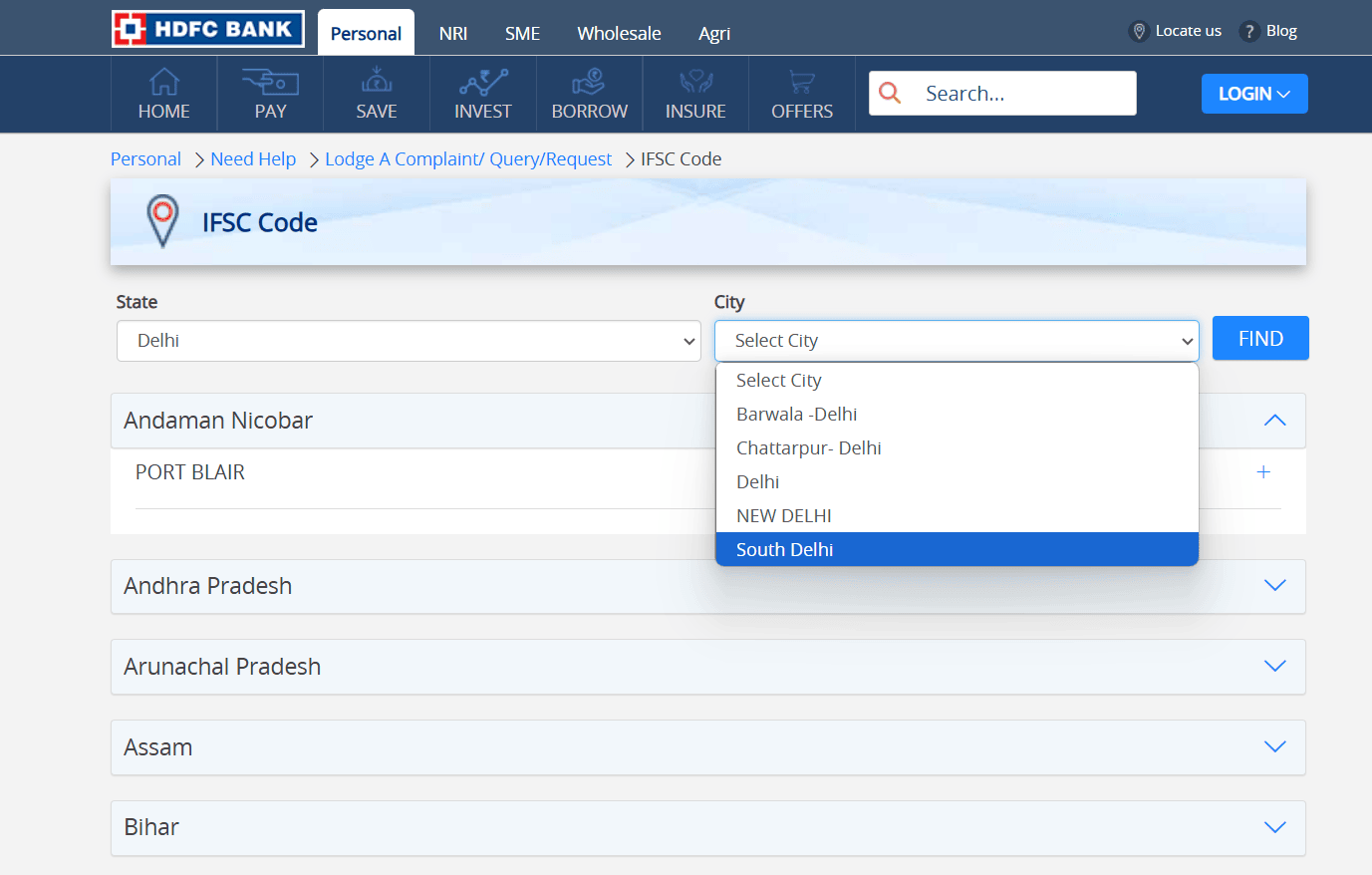 How to find MICR code from IFSC code