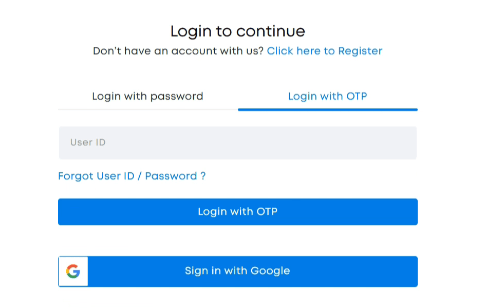 SBI Mutual Fund Login